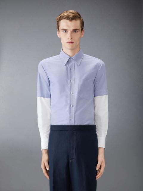 Tシャツ・カットソー THOM BROWNE FLL152A F0184 100 Shirts White Thom Browne button-up Cotton Shirt | White | FARFETCH