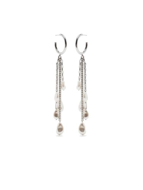 asymmetric drop earrings