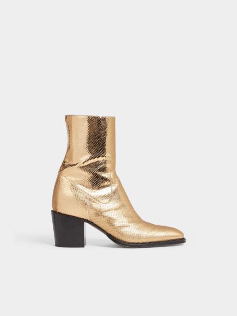 DSQUARED2 CITY NIGHTS GOLD HEELED BOOTS