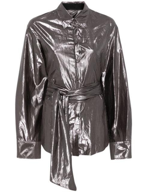 forte_forte metallic shirt