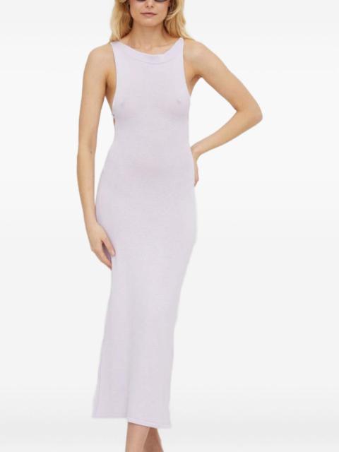 ALOHAS open-back midi dress