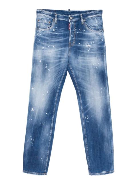 DSQUARED2 paint-splatter jeans