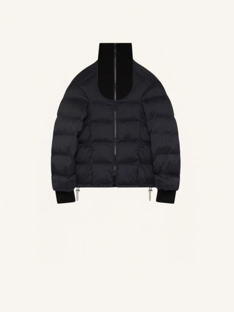 courrèges COAT NYLON HIGH COLLAR PUFFER
