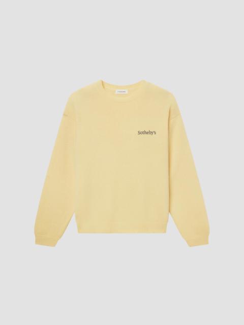 FRAME Unisex x Sotheby's Cashmere Sweater - Yellow