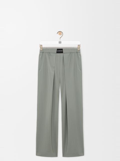 Loewe Elasticated trousers in wool