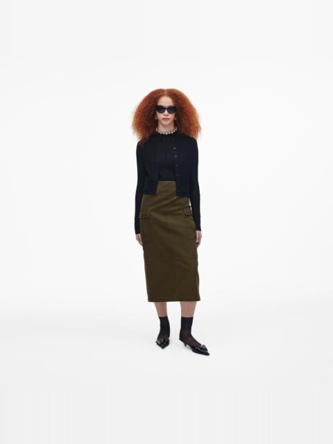 Marc Jacobs CARGO CANVAS SLIM SKIRT
