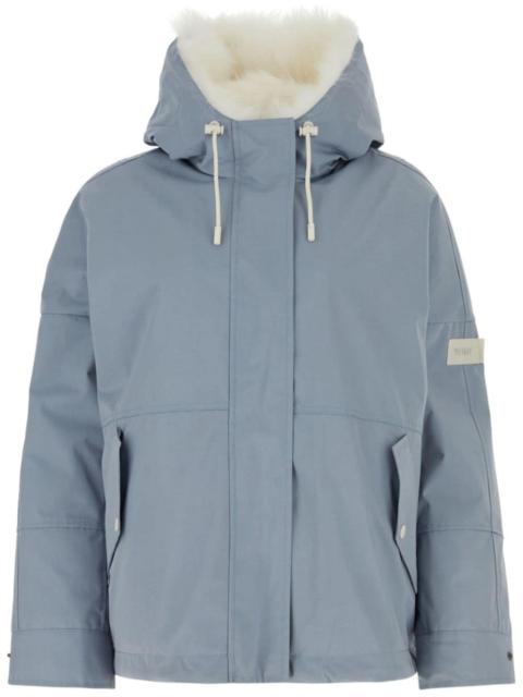 Yves Salomon logo-appliqué jacket