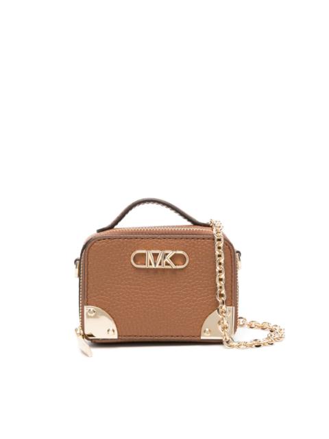 MICHAEL KORS logo-plaque leather mini bag