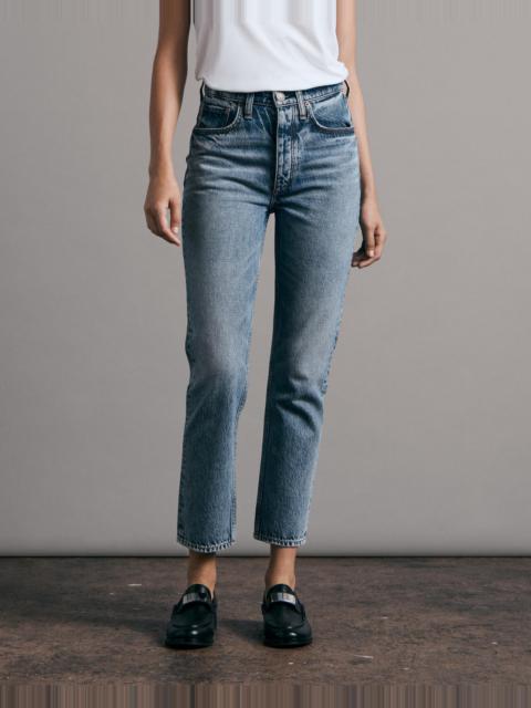 Nina High-Rise Cigarette - Norwalk
Slim Fit Ankle Mid Indigo Jean