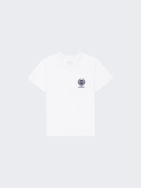 Givenchy Front Pocket Short Sleeve Tee White