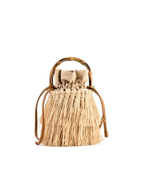 SIMONMILLER Tiki Fringe bucket bag