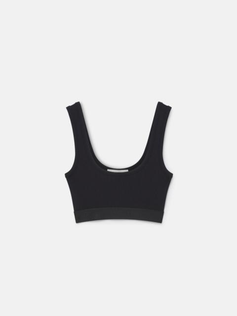 S-Wave Tape Crop Top