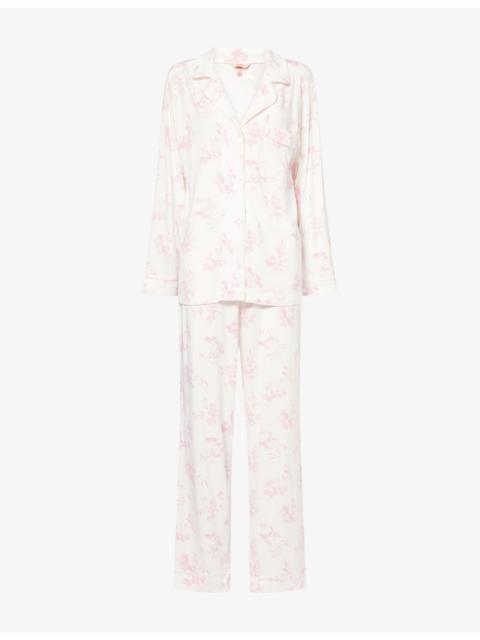 eberjey Gisele Long-Sleeve Modal-Jersey Pyjama Set
