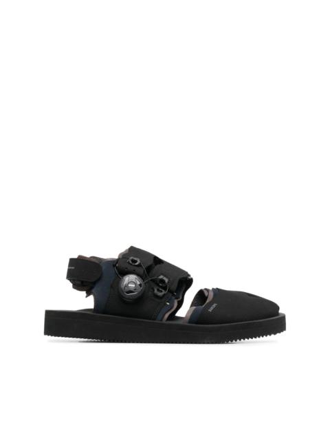touch-strap tabi flat sandals