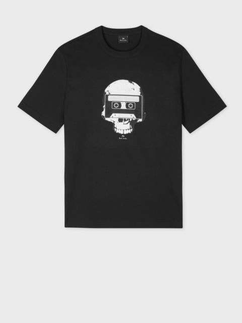 Paul Smith Black 'Skull Tape' Print T-Shirt