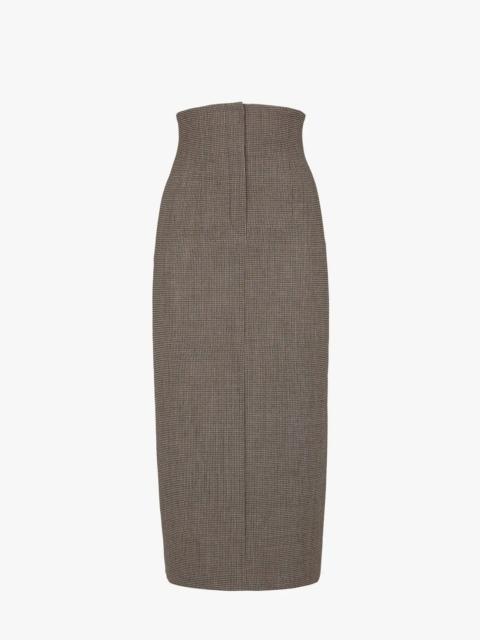 FENDI Gray wool skirt