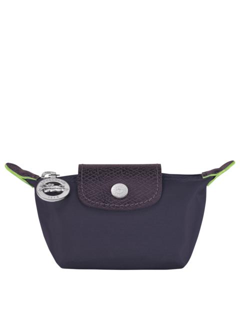 Longchamp Le Pliage Green Coin purse Bilberry - Recycled canvas