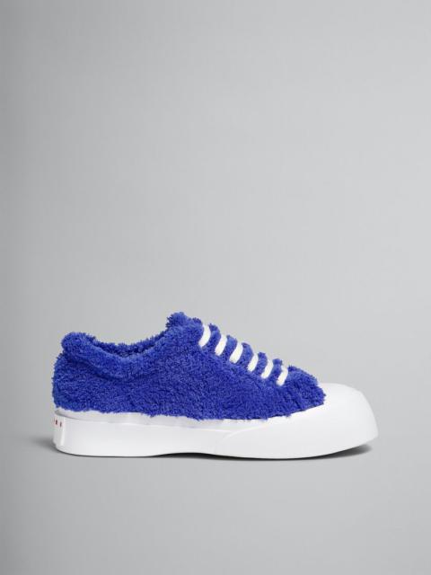 Marni BLUE TERRY PABLO LACE-UP SNEAKER