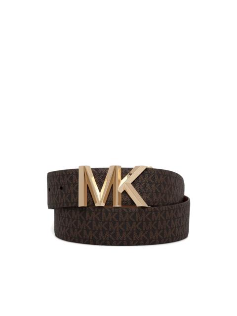 MICHAEL KORS logo print belt