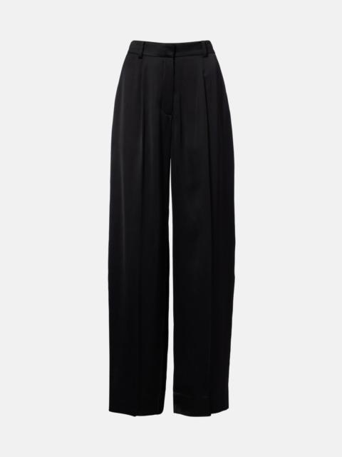 TOTEME Satin wide-leg pants