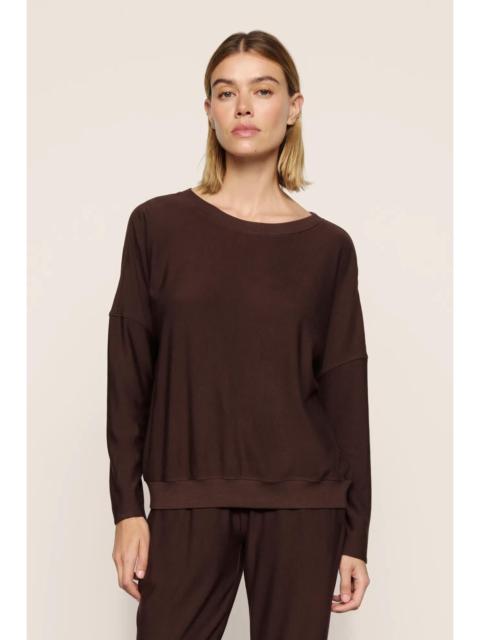eberjey Softest Sweats Boat Neck Pullover