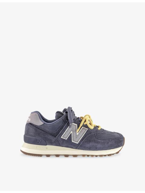 New Balance 574 Suede Trainers