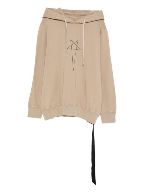 Rick Owens DRKSHDW graphic hooded sweatshirt