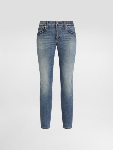Dolce & Gabbana Skinny stretch cotton jeans with tag