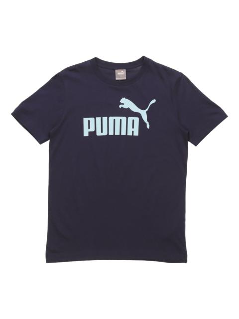 PUMA PUMA Essentials Logo T-Shirt 'Navy Blue' 588011-06
