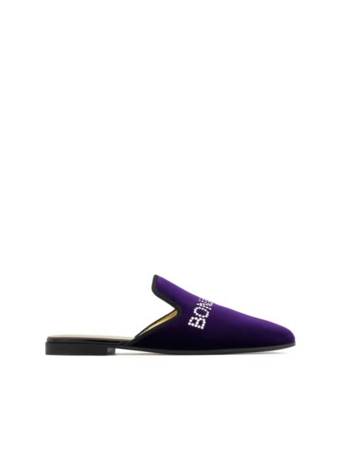 Giuseppe Zanotti Bonjour Nuit velvet loafers