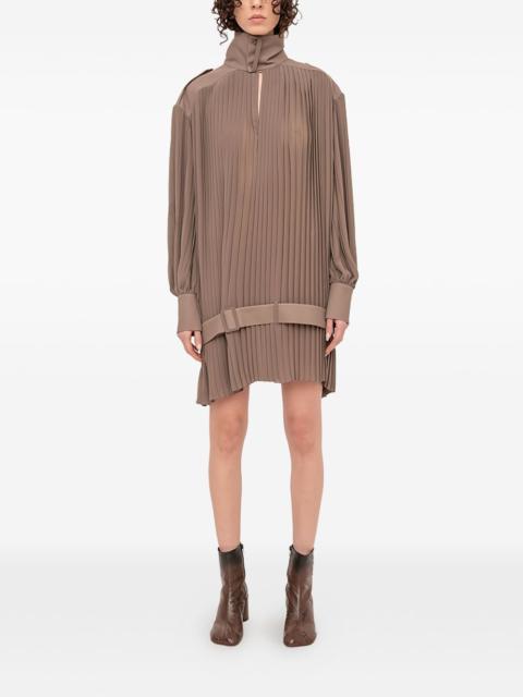 MM6 Maison Margiela pleated mini dress