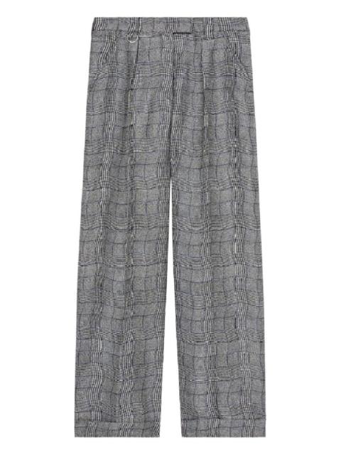 KENZO check tailored trousers