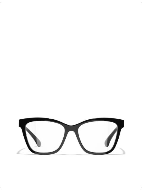 CHANEL CH3429Q pillow-frame acetate glasses