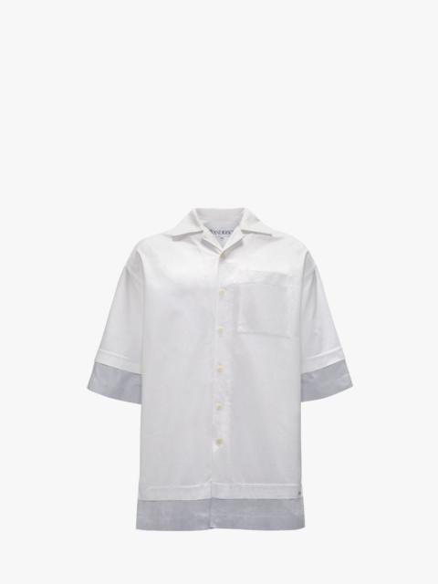 JW Anderson DOUBLE LAYER SHORT SLEEVE SHIRT