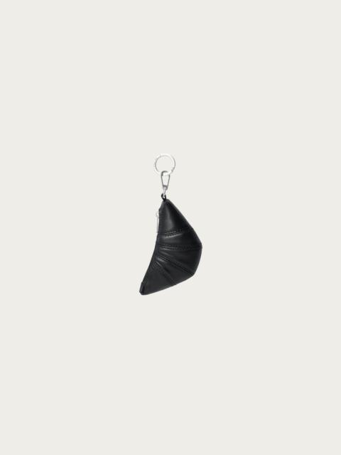 Lemaire Mini Croissant Keyring - Black