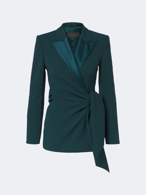 Max Mara Elegante cady wrap blazer