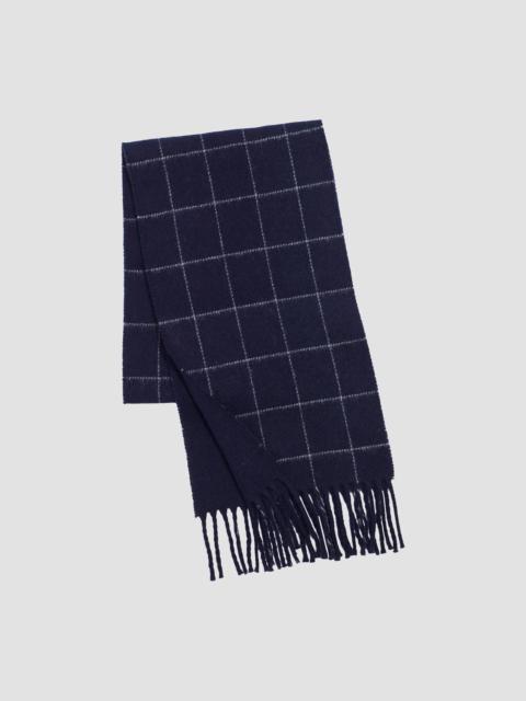 Polo Ralph Lauren Men's Cashmere-Blend Windowpane Scarf - Classic Navy