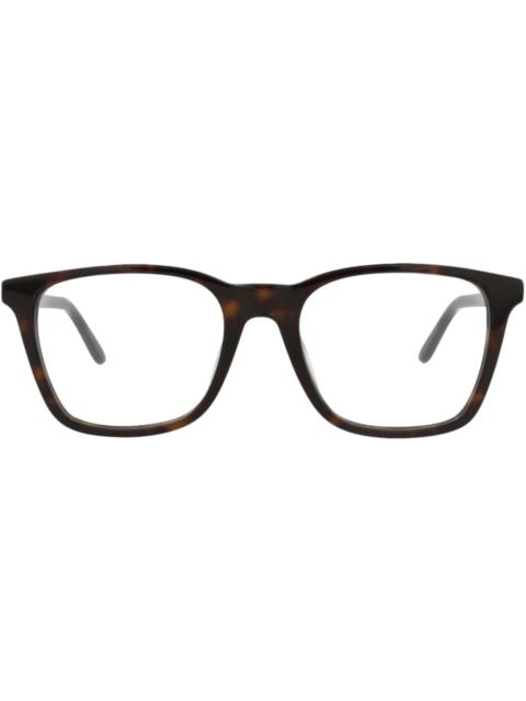 Alexander McQueen Alexander McQueen Square-Frame Acetate Optical Frames Havana Gold Transparent (AM0324O-30010866-002)