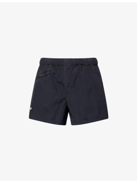 JW Anderson Relaxed-Fit Graphic-Embroidery Cotton Shorts