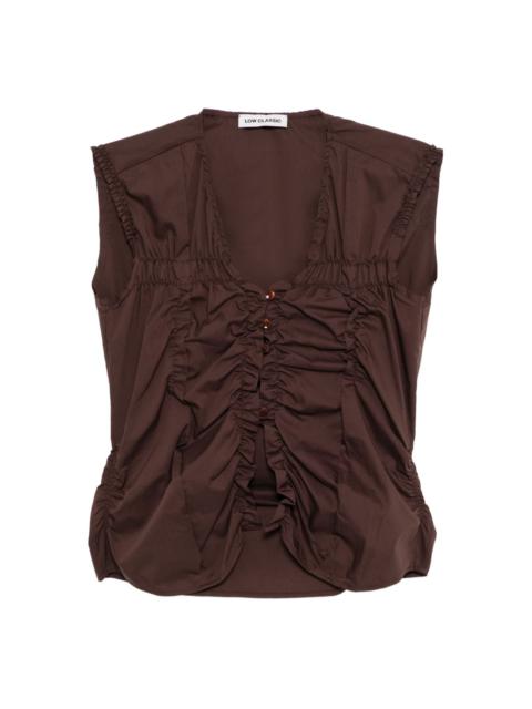 LOW CLASSIC Wrinkle shirt