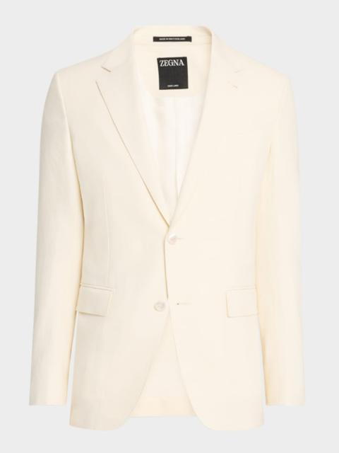 ZEGNA Men's Oasi Lino Sport Coat