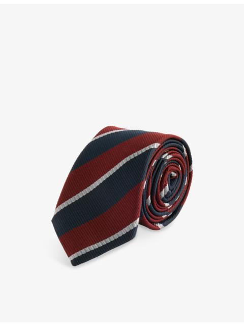 The Frankie Shop Lene Striped Woven Tie