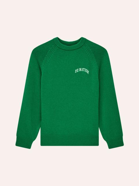 P.E NATION LEGACY KNIT CREW IN AMAZON