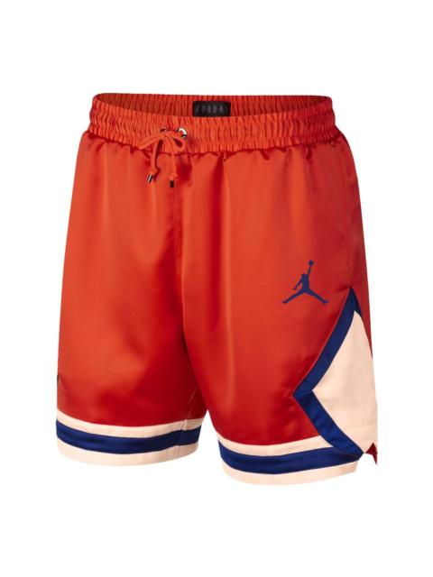 Jordan Men's Air Jordan Basketball Colorblock Logo Sports Shorts Red AO2820-891