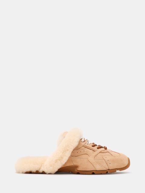 STEVE MADDEN AZIEL MULE FAUX FUR NATURAL