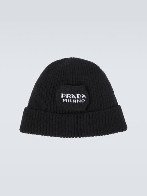 Prada Wool and cashmere-blend beanie