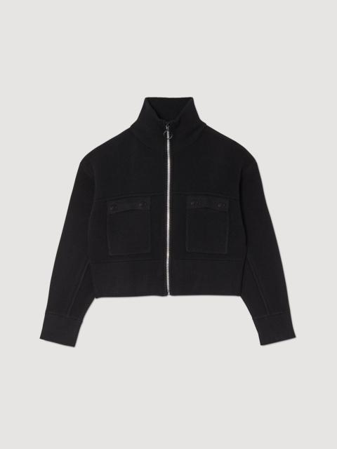 Sandro ZIP-UP COATIGAN