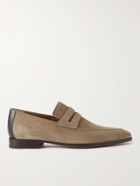 Berluti Suede Penny Loafers