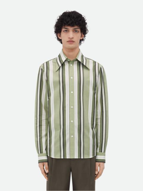Bottega Veneta Striped Cotton Shirt