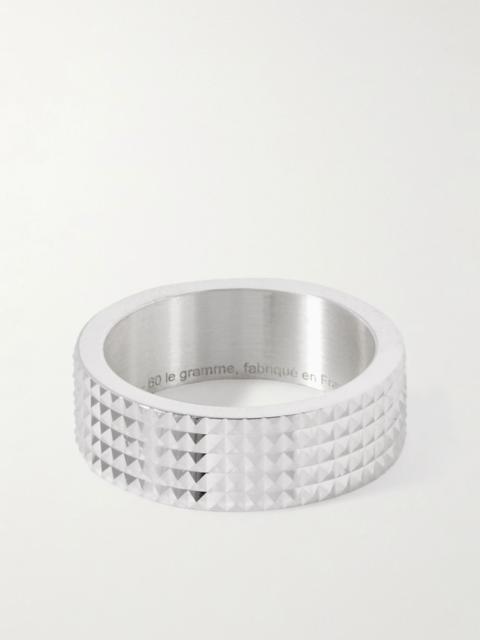 le gramme Le 11g Pyramid Sterling Silver Ring Silver